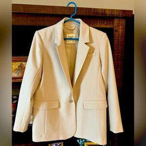 Abercrombie winter white/off white blazer